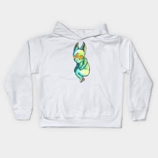 Floating alien Kids Hoodie